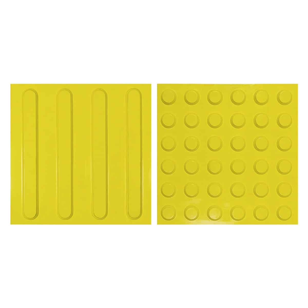 Piso de pvc / hule para invidentes