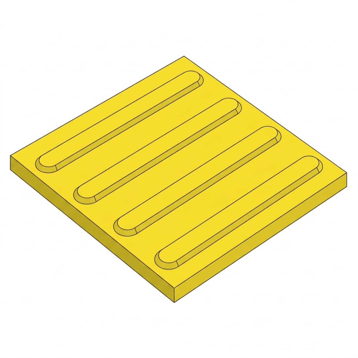Dimensiones de baldosas podotáctiles Dimensiones de baldosas podotáctiles