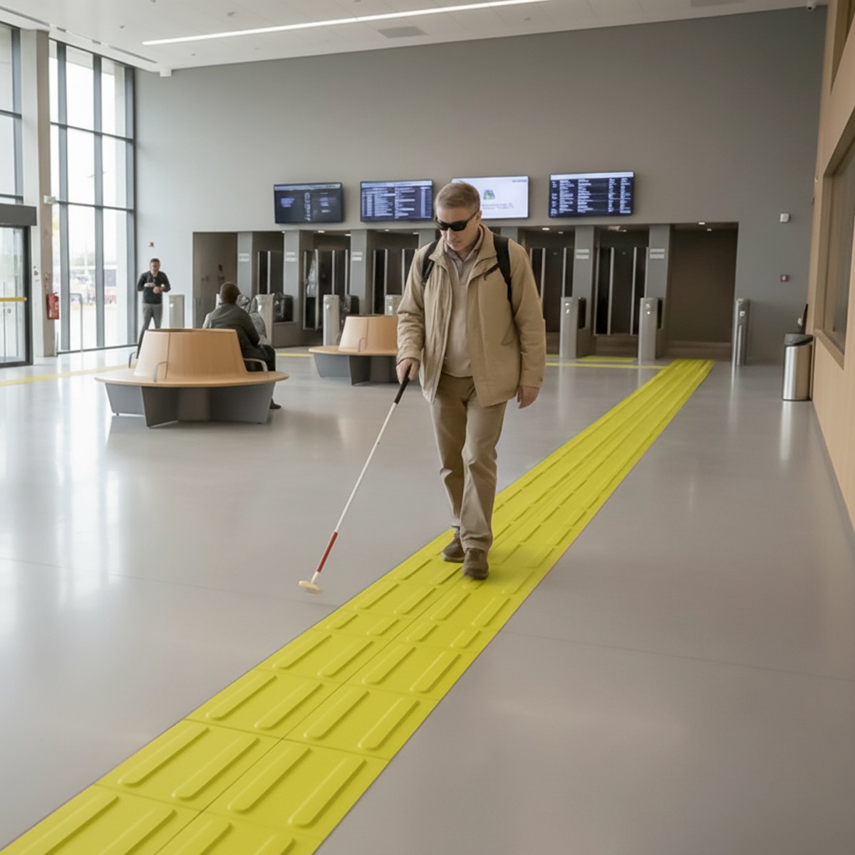 Piso de PVC para Invidentes